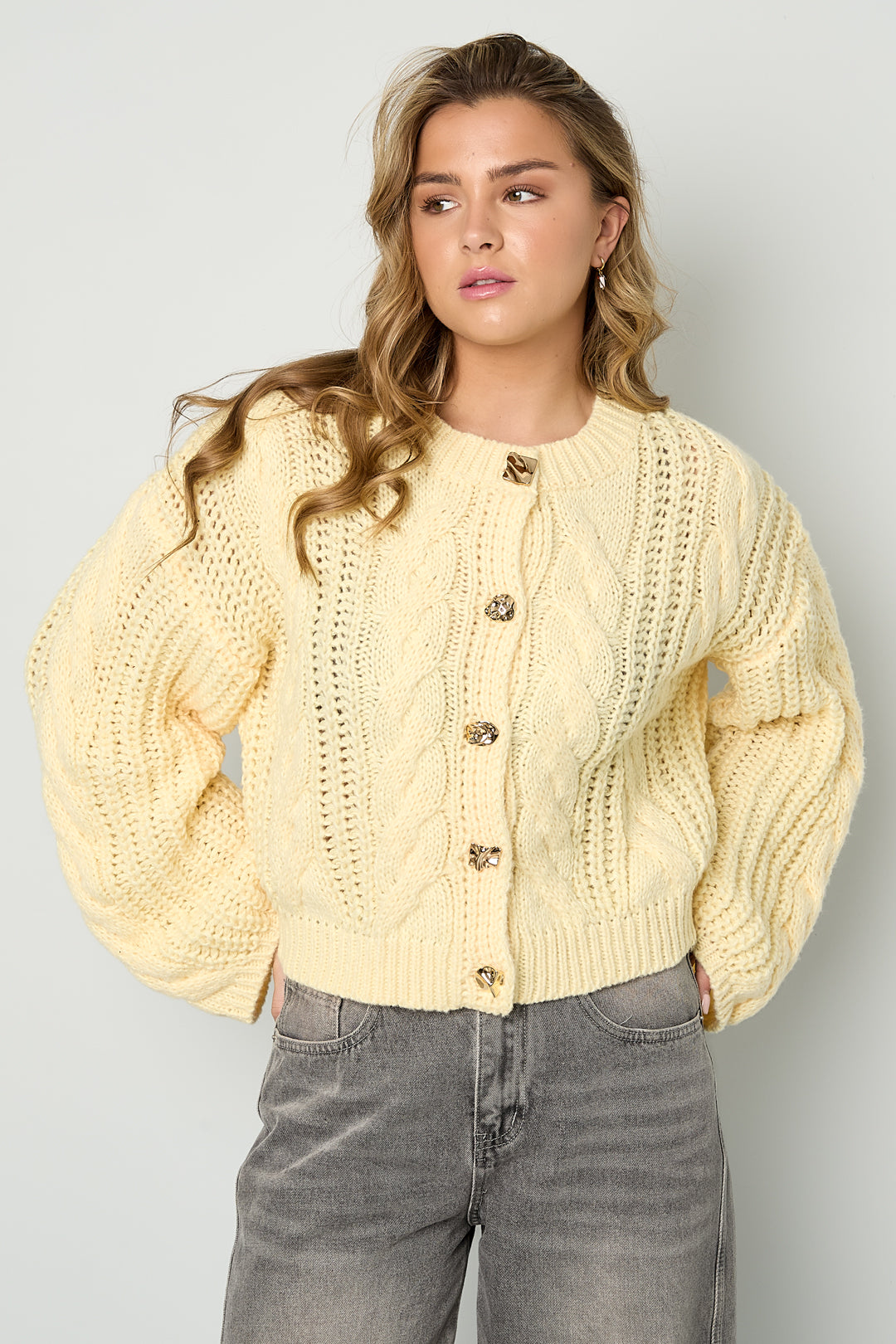 Cable Cardigan